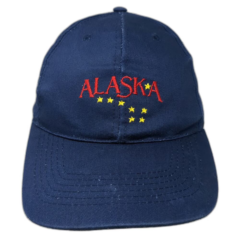 Alaska Shirt Company Snapback Hat Blue One Size Big Dipper Constellation Stars